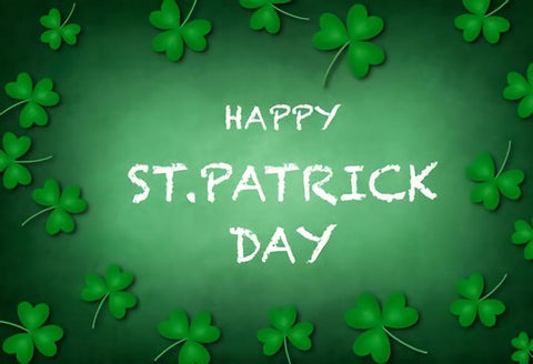 Happy St. Patrick's Day Green Spring Backdrop for Photo Studio SH191