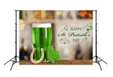 Happy St. Patrick's Day Good Luck Backdrop for Photography SH193