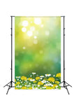 Green Bokeh Spring Backdrop for Photo Booth SH-217