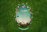 Spring  Easter Green Leaves Backdrop for Photo Studio SH210