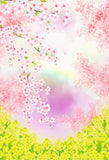 Pink Spring Flowers Bokeh Backdrop for Photography SH-214