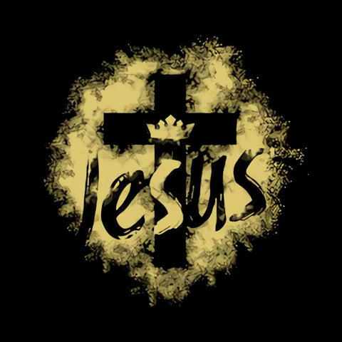 Religious Jesus Bible Lettering Christian Cross Photo Backdrop SH312