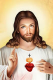 Sacred Heart Jesus Christ Christian Backdrop for Photo Studio SH355