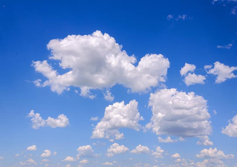 Blue Sky Backdrop White Cloud Photography Background SH685