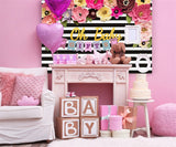 Floral Baby Shower Party Photography Backdrops