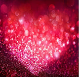 Happy Valentine's Day Photography Backdrops Red Bokeh Background VAT-44