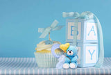 Kid Backdrops Candy & Food Backdrops Blue Background WY00039-E