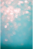 Bokeh Luminous Facula Blue Photography Backdrops ZH-72