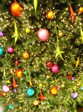 Sparkling Christmas Tree Decoration Backdrop for Party Photo Booth