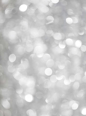 Silvery Bokeh Sparkling Blurred Backdrop for Studio Photo Shoot