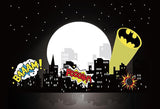 Super Hero Night City Photography Backdrop for Children LV-032