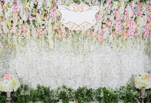 Rose Flower Wall Photo Backdrops for Decorations LV-137