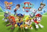 Cartoon Paw Patrol Backdrop Children Photo Booth Backdrop LV-369