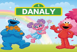 Sesame Street Danaly Backdrop for Photo Boths LV-463