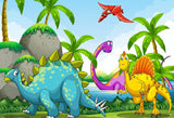 Dinosaur Jungle Backdrop for Boy Photography LV-570