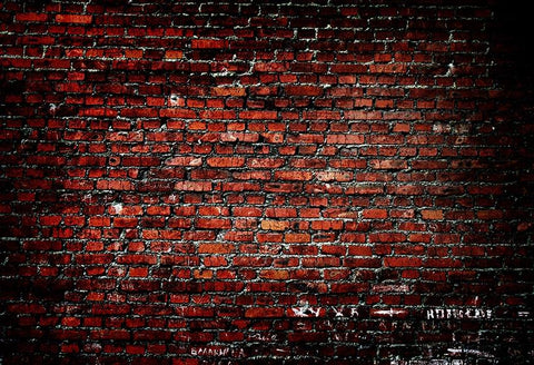 Red Brick Wall Photo Booth Backdrop LV-902