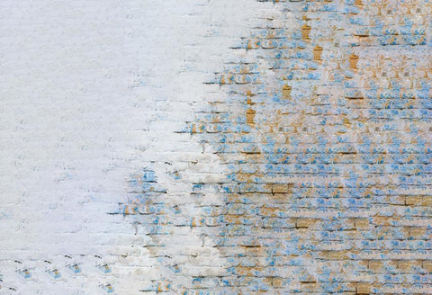 Blue White Paint Brick Wall Backdrop for Photo Booth M265