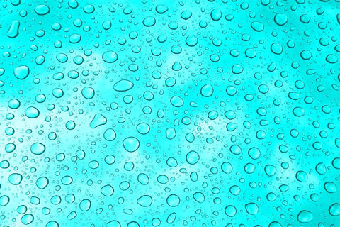 Cyan Rain Drops  Backdrop for Photo Shoot 