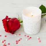 Valentine's Day Red Rose Candle Romantic Photo Backdrop  zzj20-E